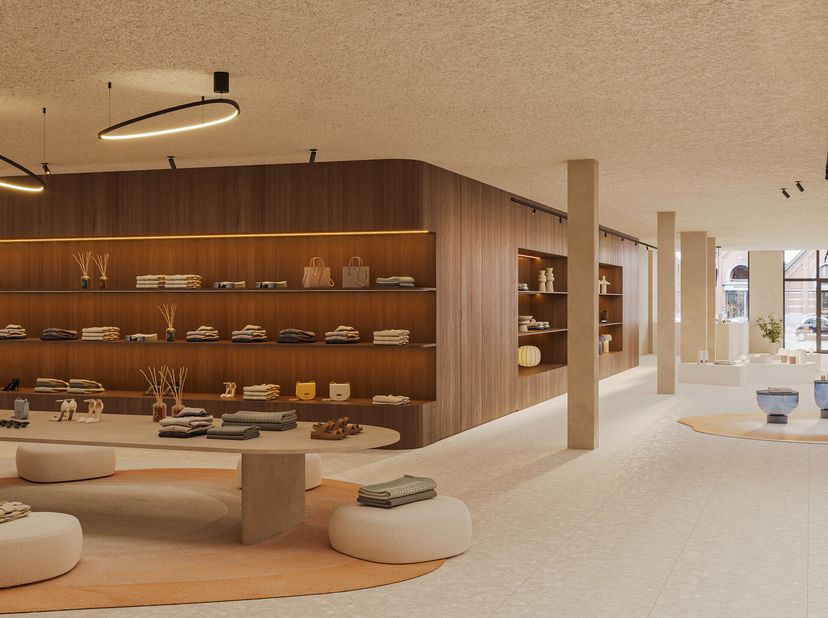 Dit commercieel gelijkvloers van ca 410 m²  bevindt zich in de Riemstraat, in het hart van het Zuid en vlakbij de Scheldekaaien, de Kloosterstraat en