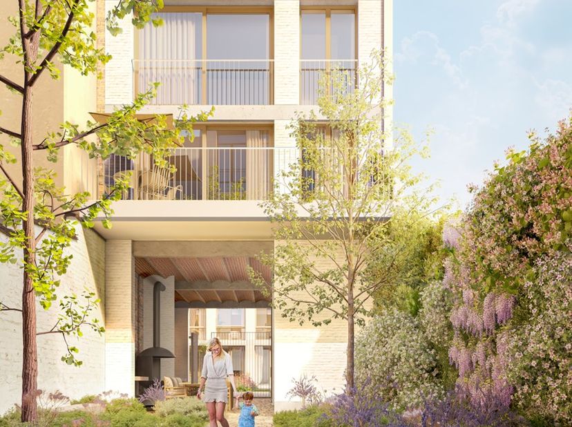 In het statige Elsene, vlakbij het Flageyplein en op slechts enkele minuten van de schilderachtige vijvers van Elsene, vind je binnenkort ‘Les Jardins