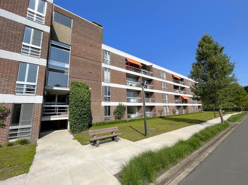 Deze verhuurde serviceflat bevindt zich op de derde verdieping van Residentie Berkenhof. De flat heeft vanop het oostgericht terras een open zicht. He