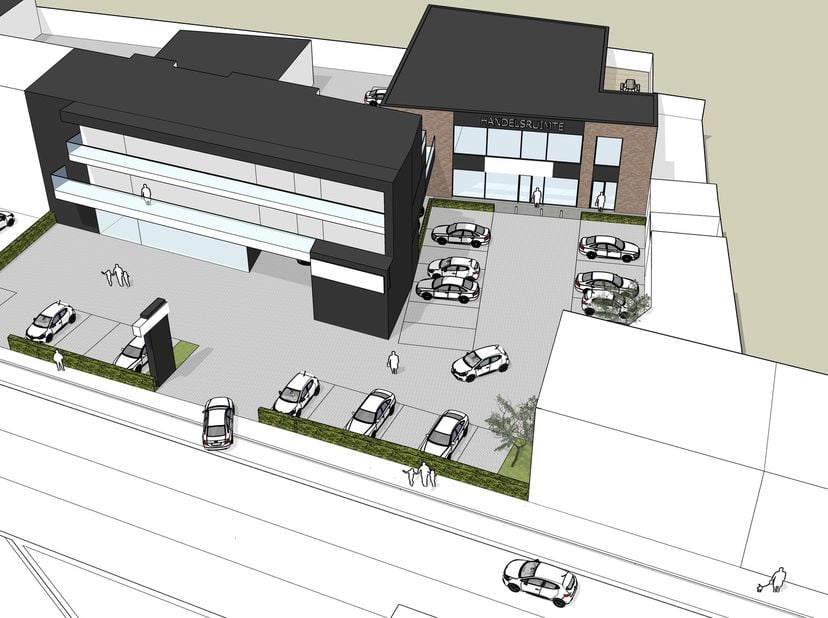 Dit prachtige handelspand van 780m² is gelegen langs de N43 Gent-Kortrijk aan het kruispunt Gentstraat met Guido Gezellelaan en op slechts 5 minuten v