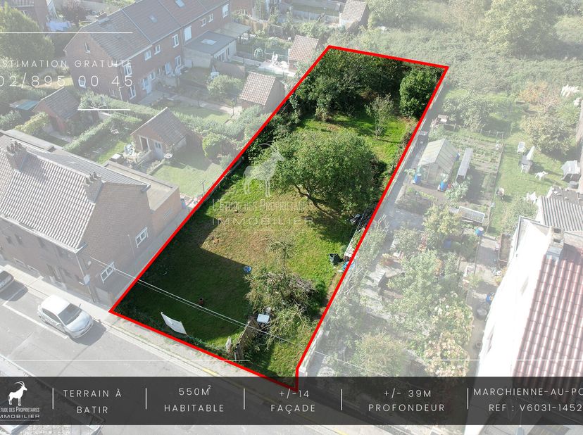 Agentschapreferentie: v6031-1452Wij bieden u dit prachtige perceel van +/- 550m² te koop aan in de regio van MARCHIENNE-AU-PONT (CHARLEROI 2 minuten m