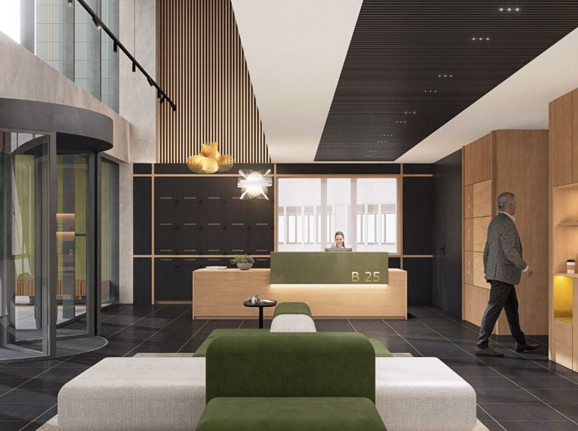 Situé au cur de Louvain-la-Neuve, au 25 Boulevard Baudouin 1er, cet immeuble de bureaux récemment rénové offre un cadre de travail agréable, fonctionn