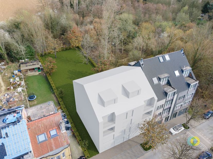 ** SOUS OPTION ** Neder-over-Heembeek : Ce terrain pour projet offre une excellente opportunité pour le développement d&#039;un immeuble à appartements. Un