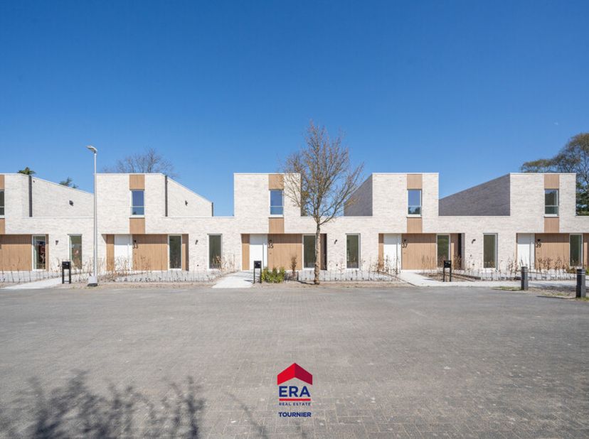 Belle maison neuve entièrement équipée de 3 chambres à coucher avec bureau et jardin privé avec abri de jardin à vendre à Lommel. Le projet Hezerbos c