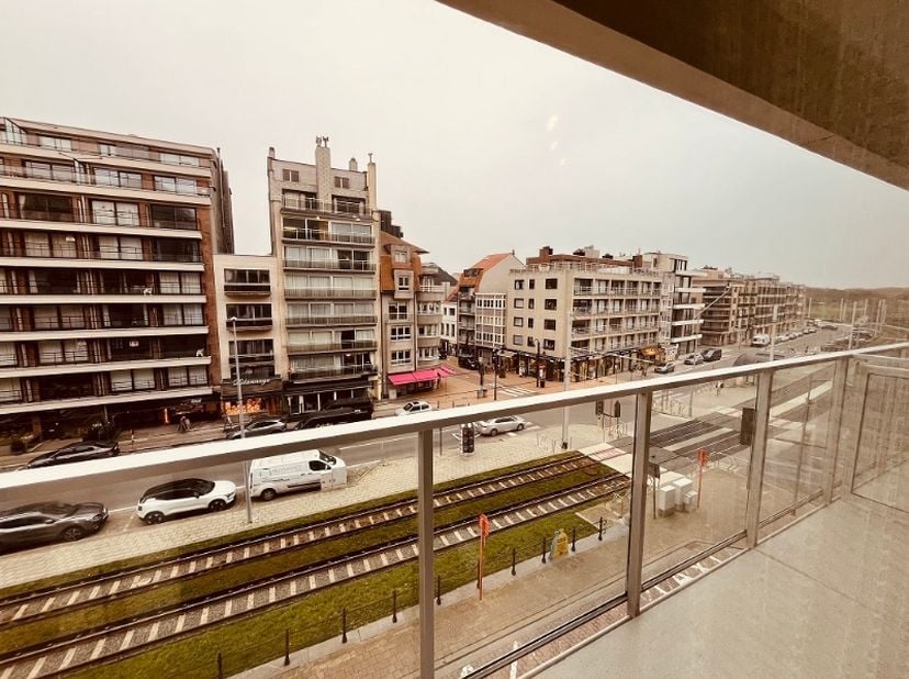Deze moderne en zonnige studio bevindt zich centraal gelegen in het centrum van Wenduine, op de achterzijde van de Zeedijk in de prestigieuze resident