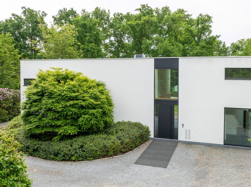 Cette maison, avec une superficie de terrain de 2856m² et une superficie habitable de 438m², est une maison de rêve pour ceux qui recherchent le luxe,