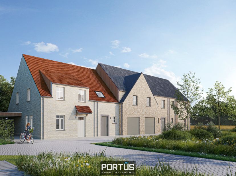Residentie Hof Teghelrie is een nieuw woonproject te Ramskapelle (Nieuwpoort). Het omvat 8 woningen in landelijke stijl in een open groene omgeving. D