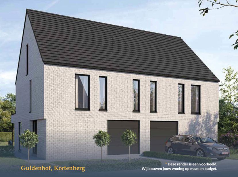 Cette maison jumelée dans le développement Guldenhof offre une disposition intelligente et beaucoup de lumière grâce à la cuisine ouverte avec vue sur