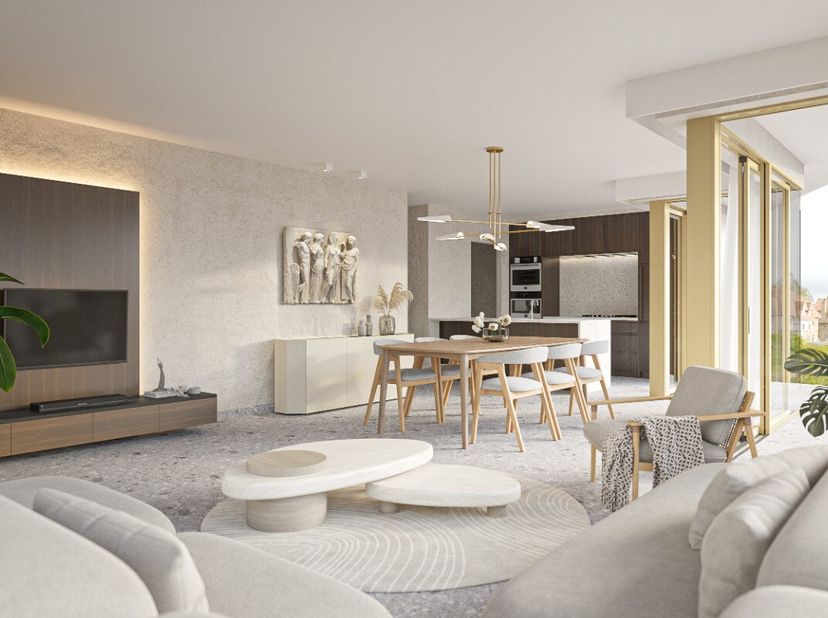 Coxyde: Luxueux appartement neuf avec terrasse spacieuse à proximité du centre ! Découvrez la Residentie Lucy, un projet résidentiel exclusif de petit