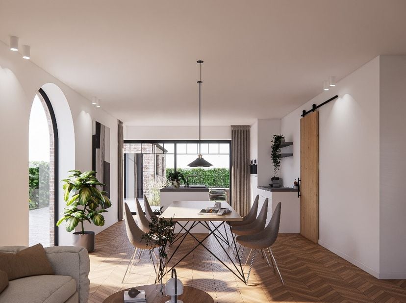 AANKOOPMOGELIJKHEID onder 6% BTW!Deze nieuwbouwwoning in halfopen bebouwing biedt alle ruimte en comfort die je zoekt! Met een doordachte indeling en