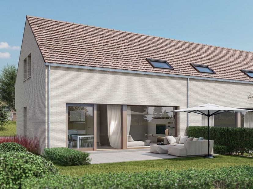 Nieuwbouwproject De Blokskens bestaat uit 5 zeer energiezuinige eengezinswoningen (E15-peil) op een rustige, groene locatie vlakbij de begraafplaats v
