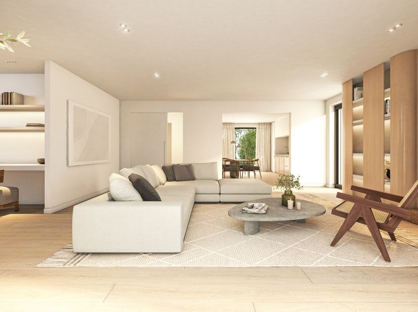 Dit appartement maakt deel uit van het project Ooststatiestraat dat bestaat uit 3 kleinschalige appartementsgebouwen met elk 5 à 6 appartementen per b