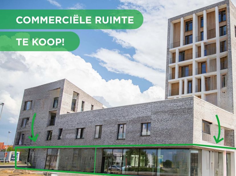 Dit commerciële pand van 214 m² is gelegen op de hoek van de August Cuppensstraat en de Blijkstraat in nieuwbouwproject Bleyck Park te Beringen. Korto