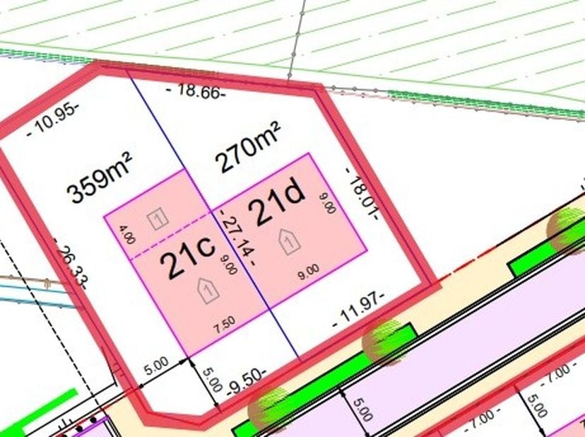 Bouwgrond (270 m²)  in landelijke omgeving.&lt;br /&gt;
Rustige en kindvriendelijke ligging.&lt;br /&gt;
In de nabijheid van winkels, school en openbaar vervoer. 