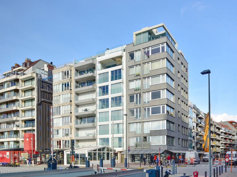 Magnifique appartement meublé d&#039;une chambre à coucher situé sur la Place Rubens, du côté ensoleillé, avec une vue imprenable sur la mer et la plage Al