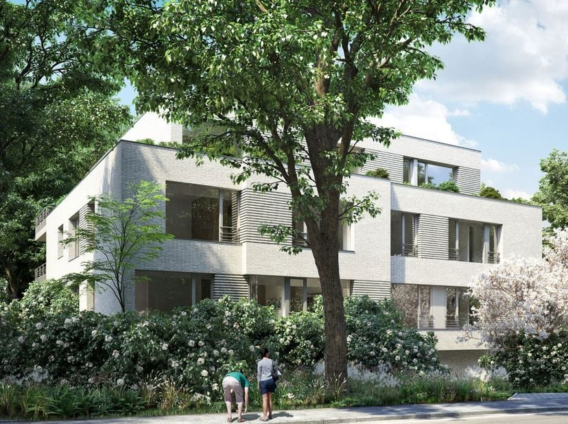 Victoire biedt je een exclusief, prachtig appartement op de eerste verdieping van 227 m² met een terras van 24 m² aan de achterkant van het gebouw, op