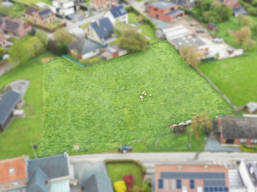 Deze mooie bouwgrond met een kadastrale oppervlakte van 3951m2 ligt aan de rand van de landelijke gemeente Godveerdegem, deelgemeente van Zottegem, aa
