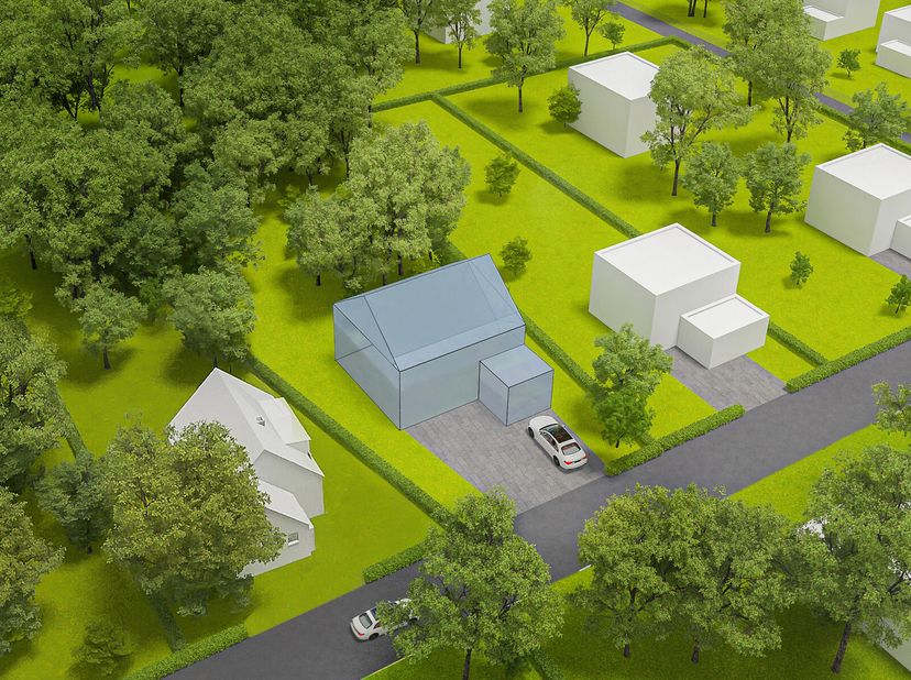 Ruim perceel bouwgrond voor een vrijstaande eengezinswoning met maximaal 2 woonlagen. Een plat dak is mogelijk. Gelegen aan een rustige fietsstraat in
