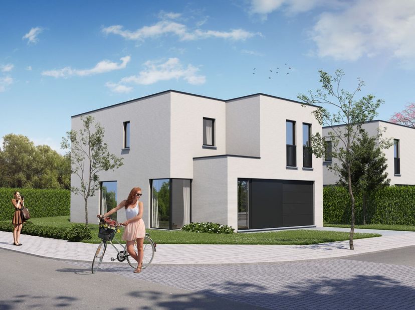 Op de hoek van de Zandstraat en de Ooststraat worden 2 alleenstaande nieuwbouwwoningen gebouwd. Beide woningen kunnen afgewerkt worden in zowel modern