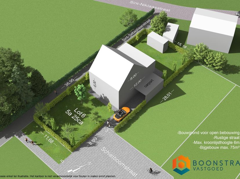 Op een uitstekende locatie te Westerlo bevindt zich deze bouwgrond van 525 m² voor een open bebouwing in een rustige straat. U geniet hier van een rus