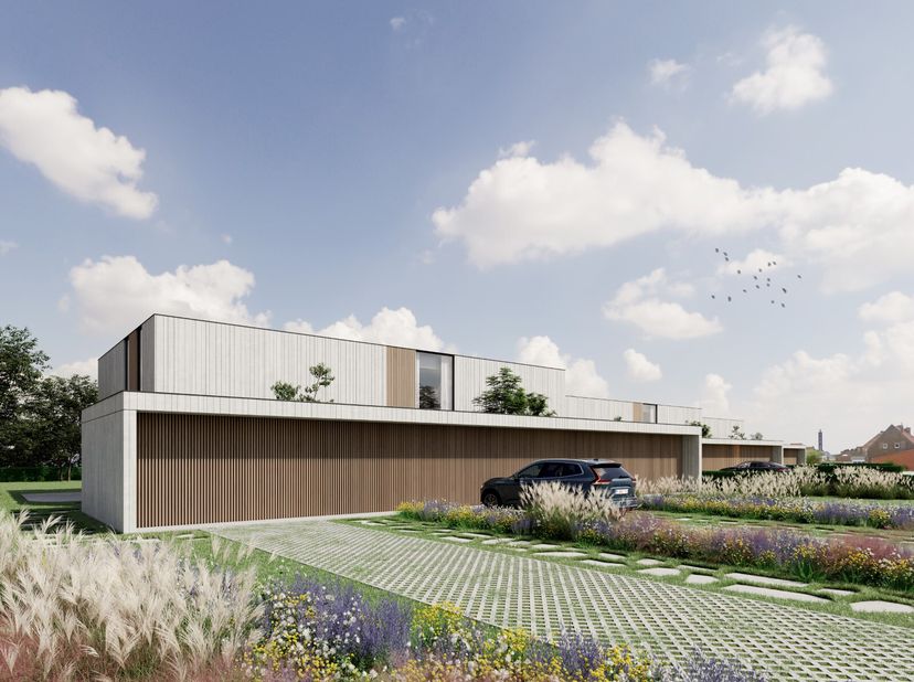 Propriété moderne jumelée avec grand jardin et vues Vivre sur un terrain spacieux avec vue sur les prairies ? Cette luxueuse villa allie confort moder