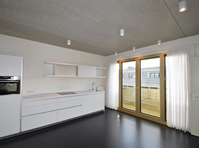Prachtig afgewerkt appartement met terras en parking op het Eilandje&lt;br /&gt;
Dit appartement met 1 slaapkamer en hoogstaande Bulthaup keuken is voorzien