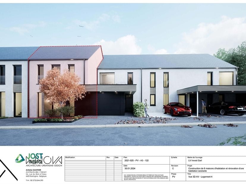 Documents et informations téléchargeables sur www.jost-immo.com&lt;br /&gt;
Maison (4) neuve à vendre à Warnach  Confort et modernité au coeur de la nature&lt;