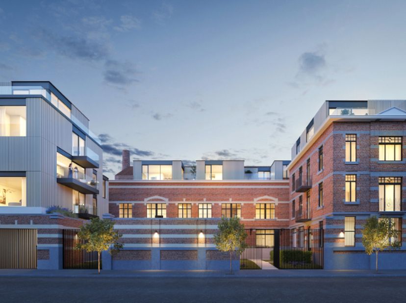 Residentie FIRMIN is een toonaangevend voorbeeld van stadsinbreiding, herbestemming en nieuwbouw, in het hart van JETTE. Met een hoogstaande architect