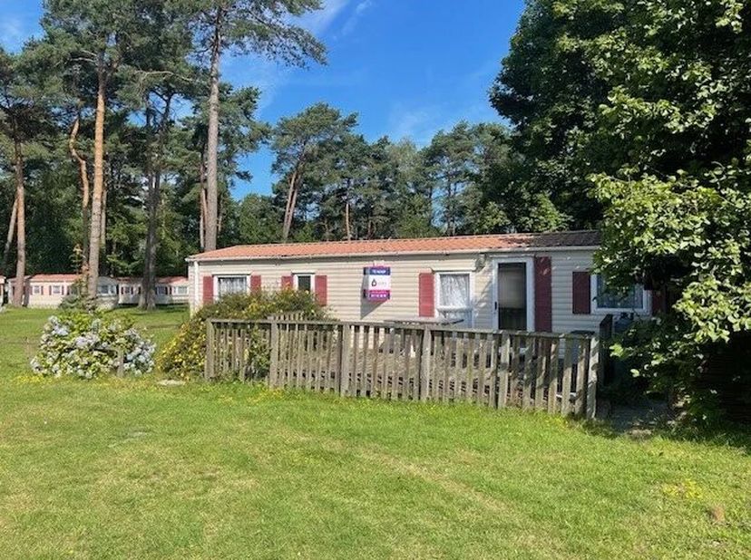 Deze stacaravan biedt plaats aan 8 personen en ligt midden in het groen van de Antwerpse Kempen op het domein EuroParcs Zilverstrand. Dit vakantiepark
