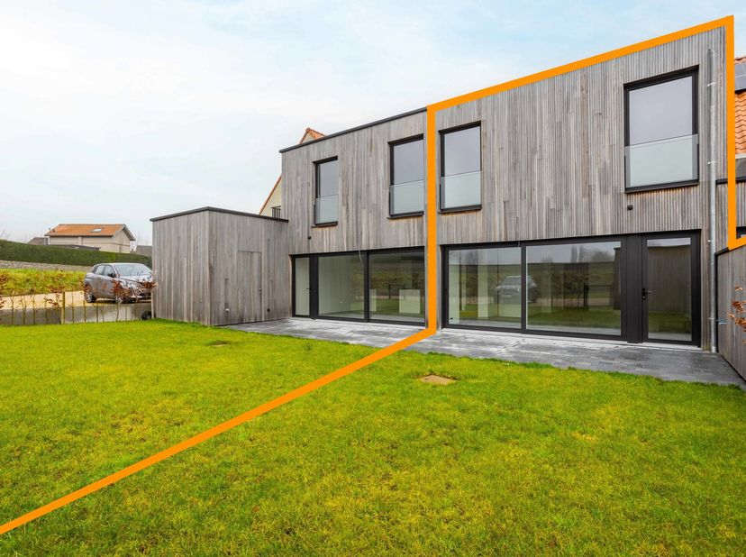 Deze prachtige energiezuinige nieuwbouwwoning, gelegen in de authentieke hoeve genaamd de Kapelhoeve biedt een adembenemend uitzicht op de Vlaamse Ard