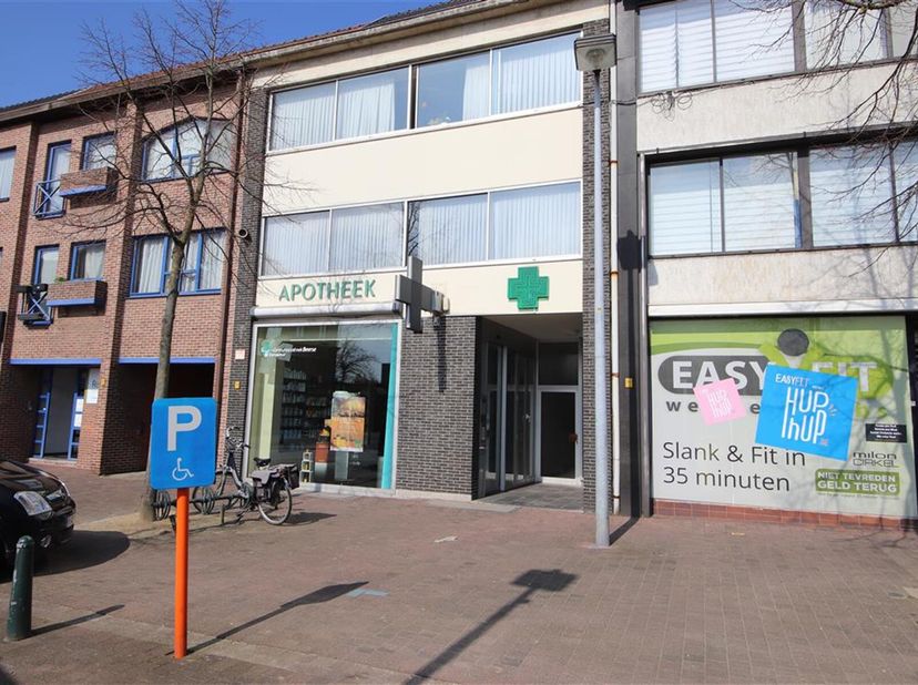 Het pand is gelegen in het commerciële hart van Beerse, pal aan de markt. Dit handelsgelijkvloers is thans ingericht als bloemenwinkel, maar is geschi