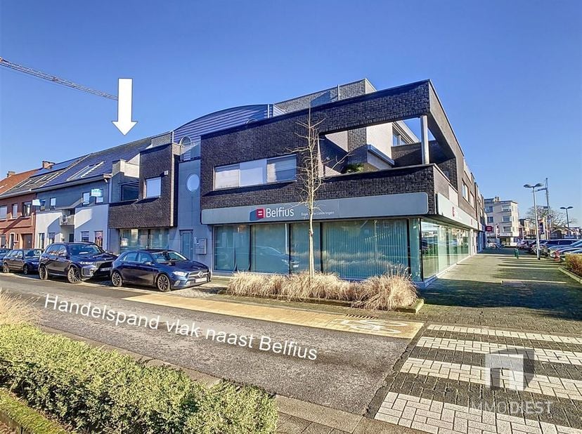 Drie entiteiten voor de prijs van één:&lt;br /&gt;
- Winkel, kantoor, toonzaal, ...&lt;br /&gt;
- Magazijn, opslagruimte, extra toonzaal, garage...&lt;br /&gt;
- Studio