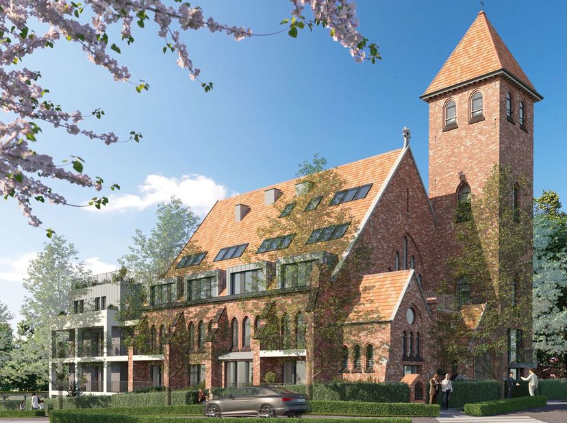 Victoire-Junot presenteert dit grote 2-slaapkamer appartement op de 1ste verdieping met terras, aan de rechter kant van het gebouw, met de volgende ke