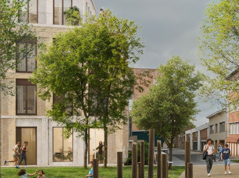 Dit appartement (108 m²) op de 1e verdieping van gebouw Bottelarij heeft 3 slaapkamers, een ruimte leefruimte en een inpandig terras van 9 m² met een