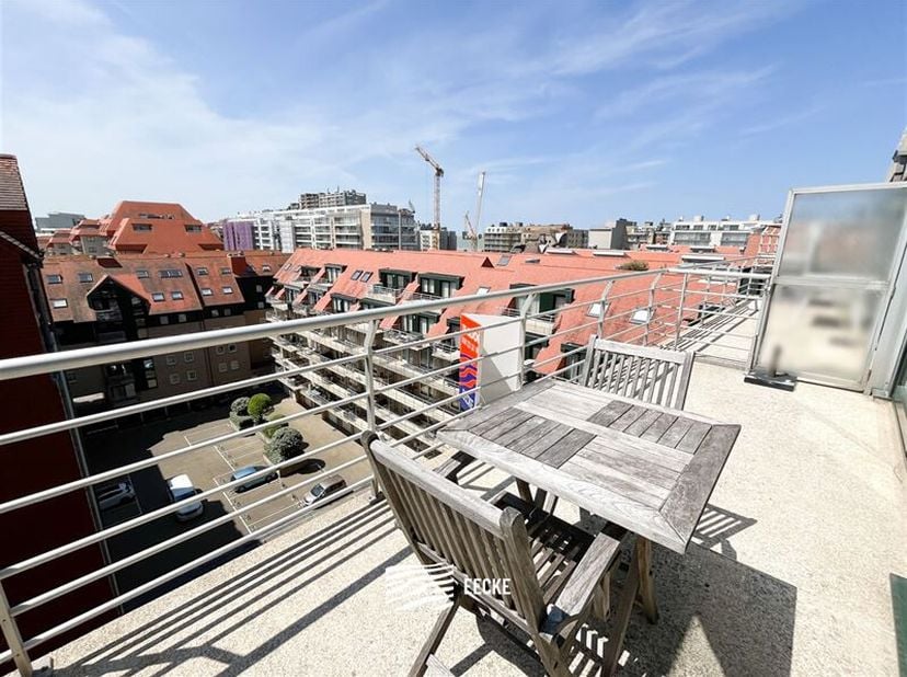 Gezellig zonnig appartement met slaapkamer&lt;br /&gt;
Gelegen op de achtste verdieping in de Franslaan&lt;br /&gt;
Inkom&lt;br /&gt;
Badkamer met douche, toilet en lav