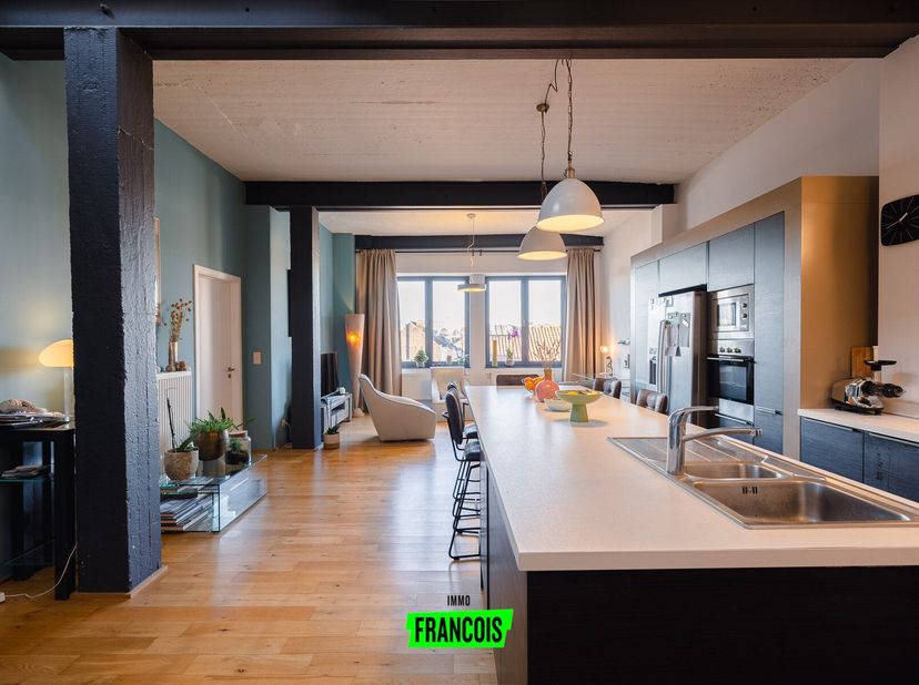 Dit prachtige duplexappartement, gebouwd in 2002 met een verleden als snoepfabriek, combineert modern comfort met een uitstekende locatie in een rusti