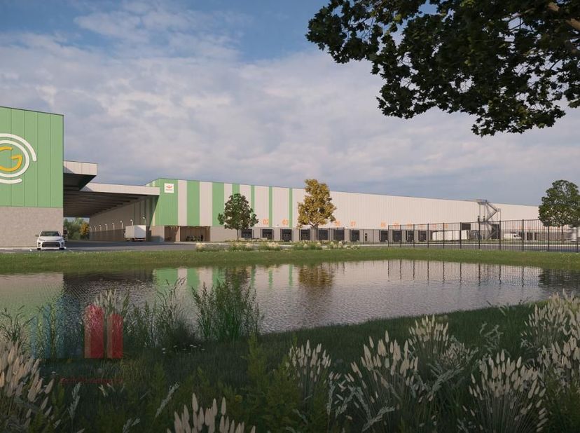 Nieuwbouw logistiek magazijn bestaande uit 16.200 m² magazijnen te huur. Strategisch gelegen vlak naast het Albertkanaal en uiterst vlot bereikbaar vi