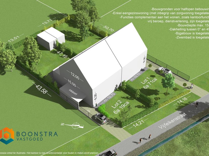 Op een uitstekende locatie te Tildonk bevindt zich deze bouwgrond van 619 m² voor een halfopen bebouwing. U geniet hier van de uiterst rustige en groe
