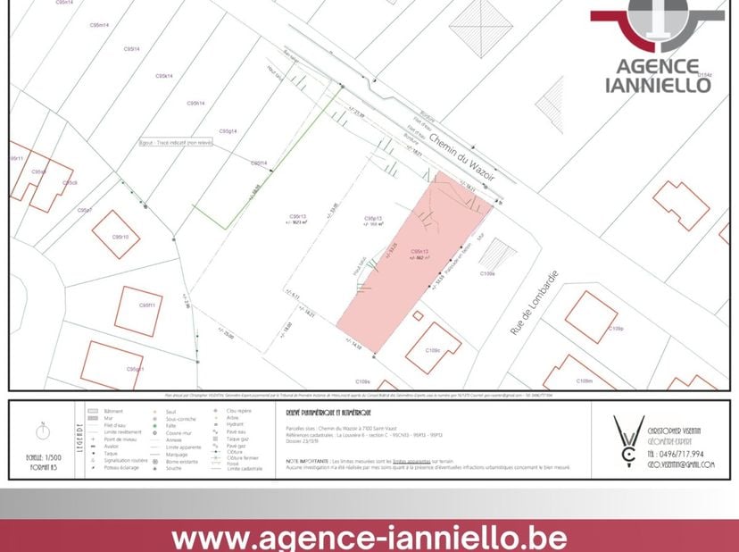 La Louvière - St Vaast. Vous êtes à la recherche d&#039;un endroit exclusif pour y construire la maison de vos rêves ? Ne cherchez plus, nous vous présento