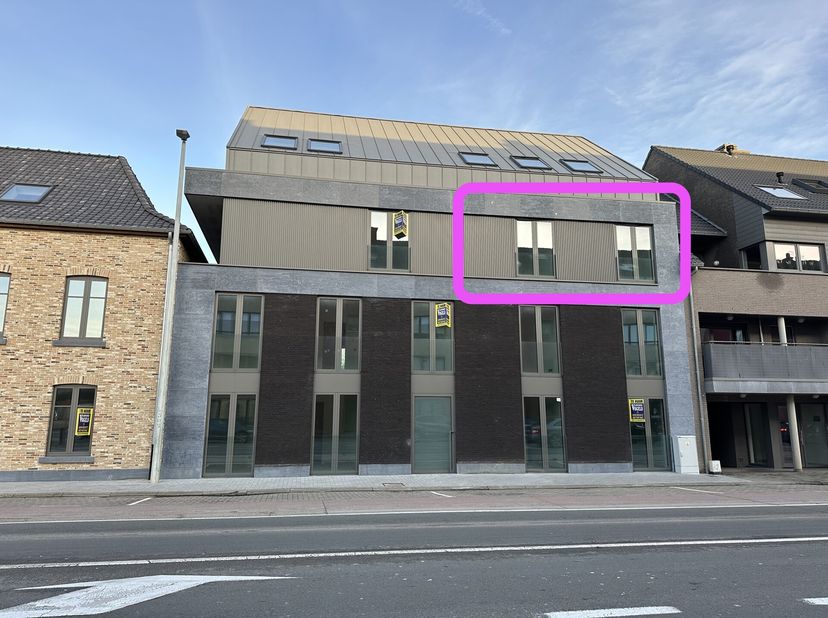 Kortessem, Hasseltsesteenweg 7 bus 2.2: energiezuinig nieuwbouwappartement op eerste verdieping, 2 slaapkamers, luxueus ingerichte keuken met vaatwass