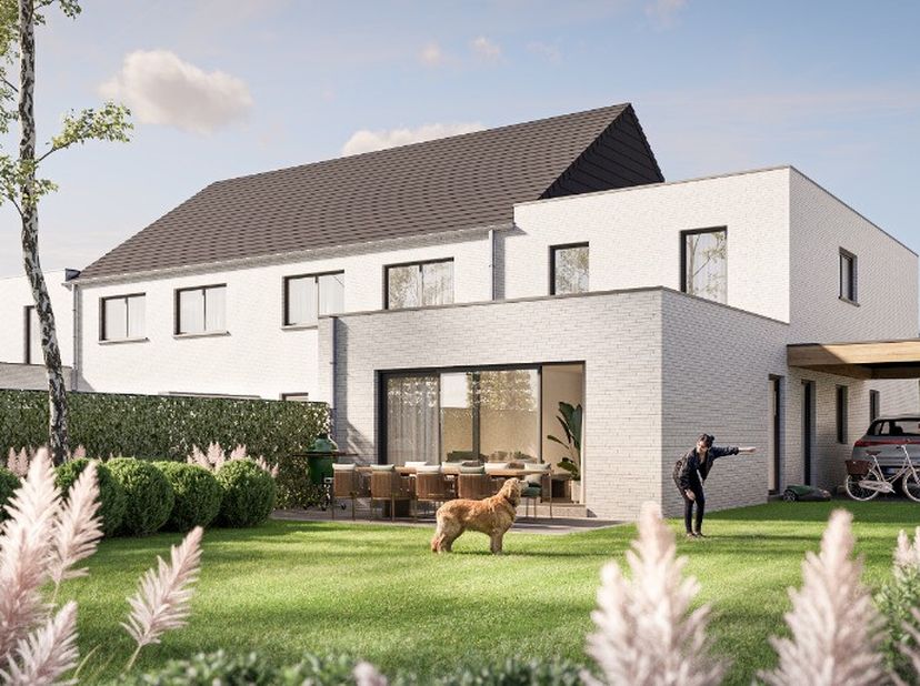 Deerlijk: halfopen nieuwbouw woning met 3 slaapkamers te koop in Deerlijk Deze nieuwbouw woning bevindt zich in de Pontstraat in Deerlijk en geniet bi