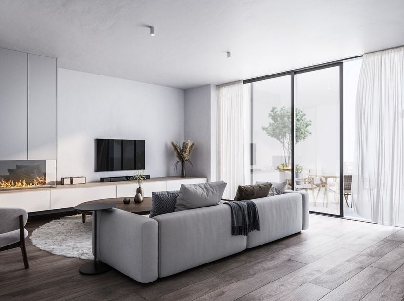 Résidence Akropolis : appartement rénové (largeur de façade d&#039;environ 7m) à vendre situé dans la Zoutelaan à Knokke, dans un bâtiment qui sera entière