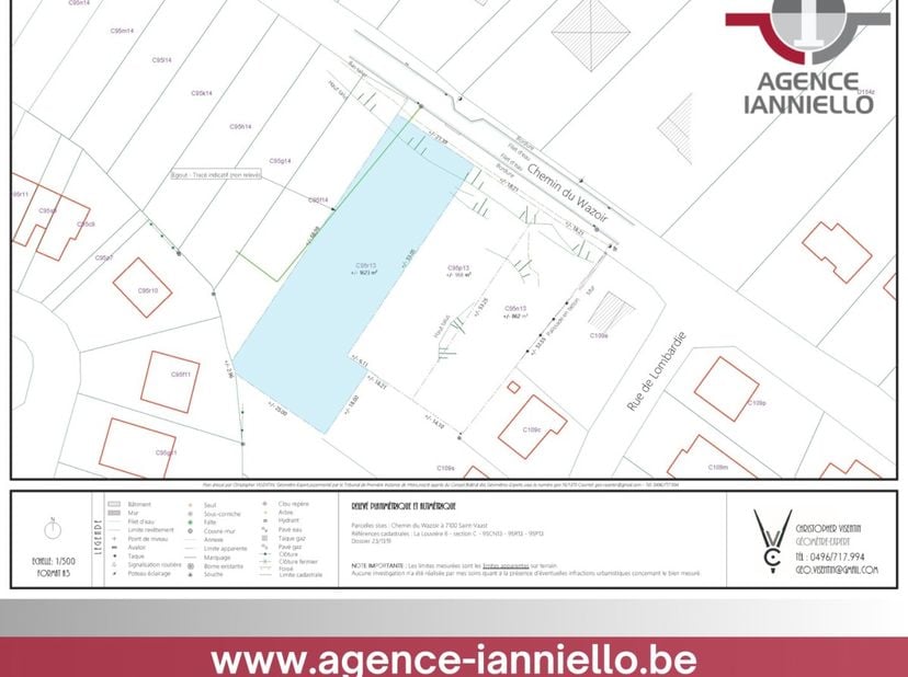 La Louvière - St Vaast. Vous êtes à la recherche d&#039;un endroit exclusif pour y construire la maison de vos rêves ? Ne cherchez plus, nous vous présento