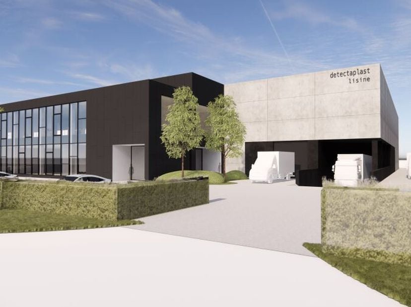 Op het gunstig gelegen en optimaal bereikbarebedrijfsterrein aan de Decauvillestraat in Kortrijk (Marke) zal een hoogwaardig en duurzaam bedrijfspand