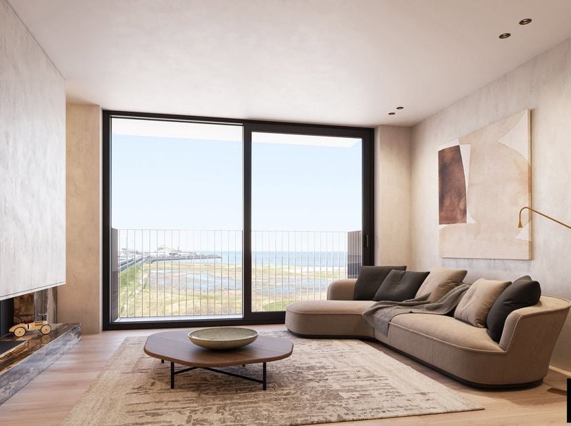 De Zeeschorre is  wonen aan zee in ongerept groen. Hier worden binnenkort 8 doorzonappartementen gebouwd. Vanuit de woonkamer bieden ze zicht op de sc