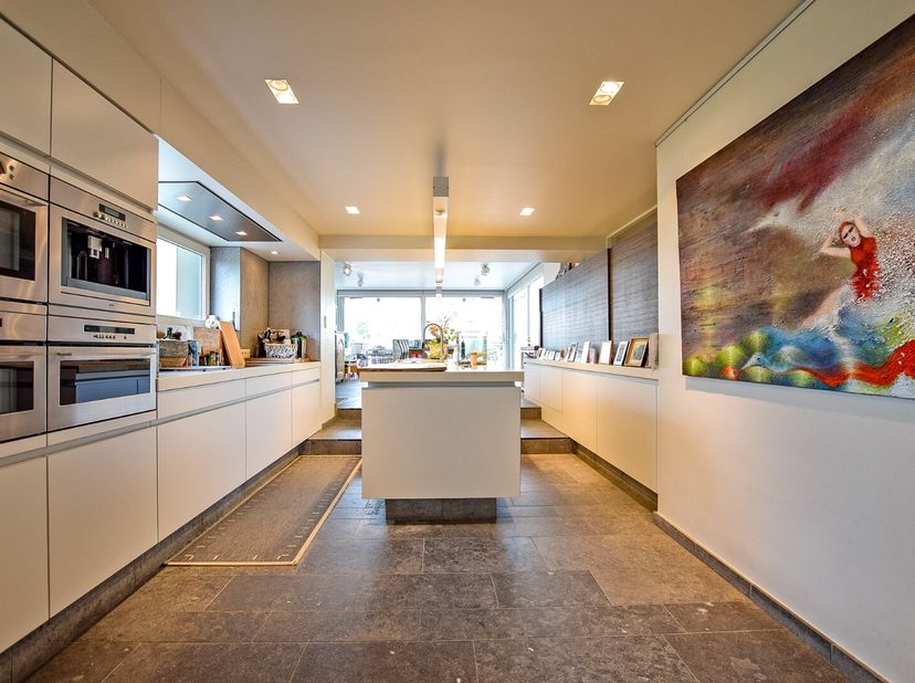 Goed gelegen polyvalent eigendom te Oostduinkerke op 749m². Deze kwalitatief afgewerkte hoekwoning beslaat liefst 425m² bewoonbare oppervlakte. Het ge