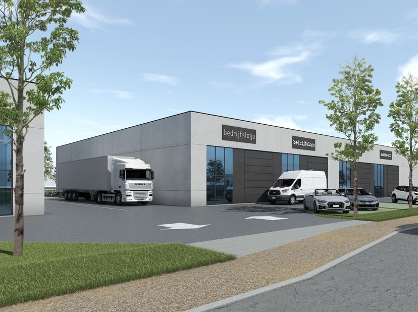 Op een centrale ligging in de driehoek Tielt- Deinze-Waregem, meer bepaald te Dentergem bevindt zich deze nieuwbouw KMO-unit deel uitmakend van het KM