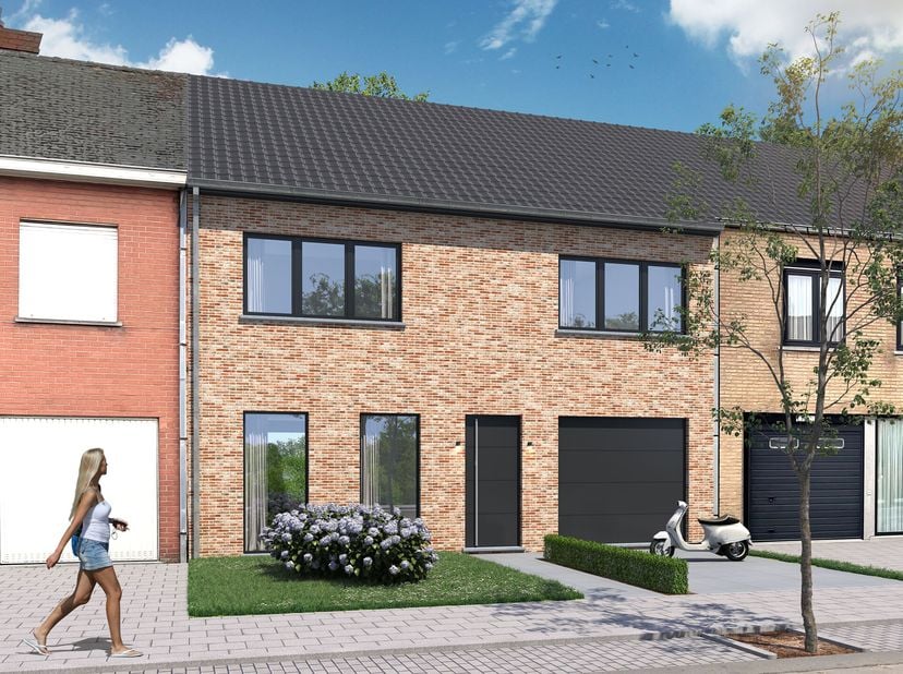 Gunstig gelegen nieuwbouwhuis te koop op een perceel van 224m² langs Poortstraat (lot 79 van de rustige, kindvriendelijke verkaveling &quot;Spermalieweg II