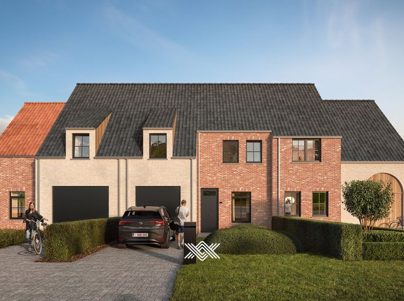 Deze woning van 199 m² is op het gelijkvloers verdiep ingedeeld als volgt: een inkomhal met gastentoilet en plaats voor een vestiairekast, een slaapka