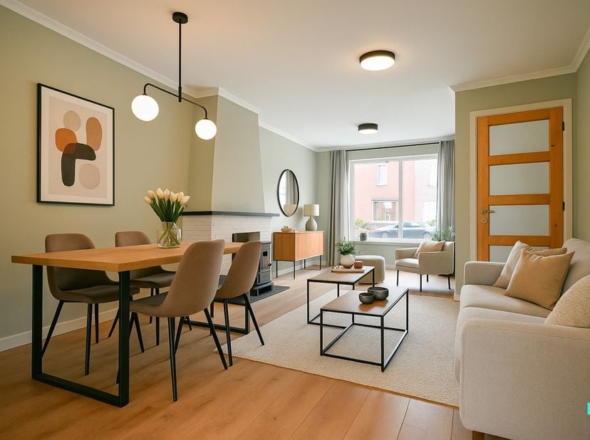 Deze aantrekkelijk gelegen, verder te renoveren woning met drie slaapkamers, op de bosmolens bevindt zich op een perceel van ca. 224 m². De bewoonbare